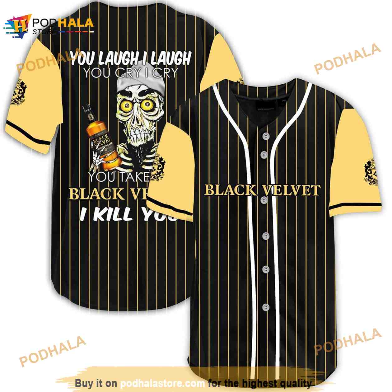 Achmed Laugh Cry Take My Black Velvet Whisky I Kill You 3D Baseball Jersey Achmed Laugh Cry Take My Black Velvet Whisky I Kill You 3D Baseball Jersey