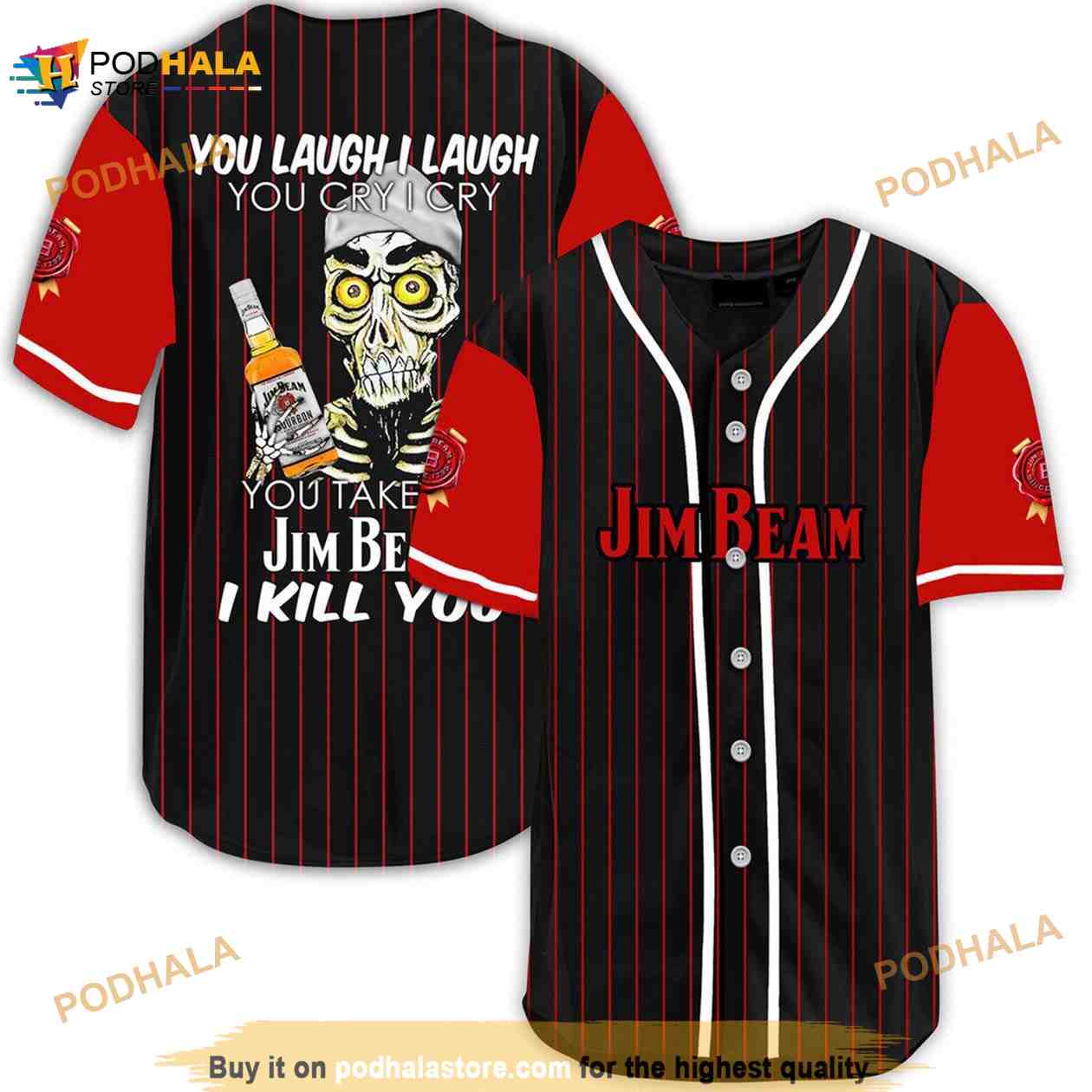 Achmed Laugh Cry Take My Jim Beam I Kill You 3D Baseball Jersey Achmed Laugh Cry Take My Jim Beam I Kill You 3D Baseball Jersey
