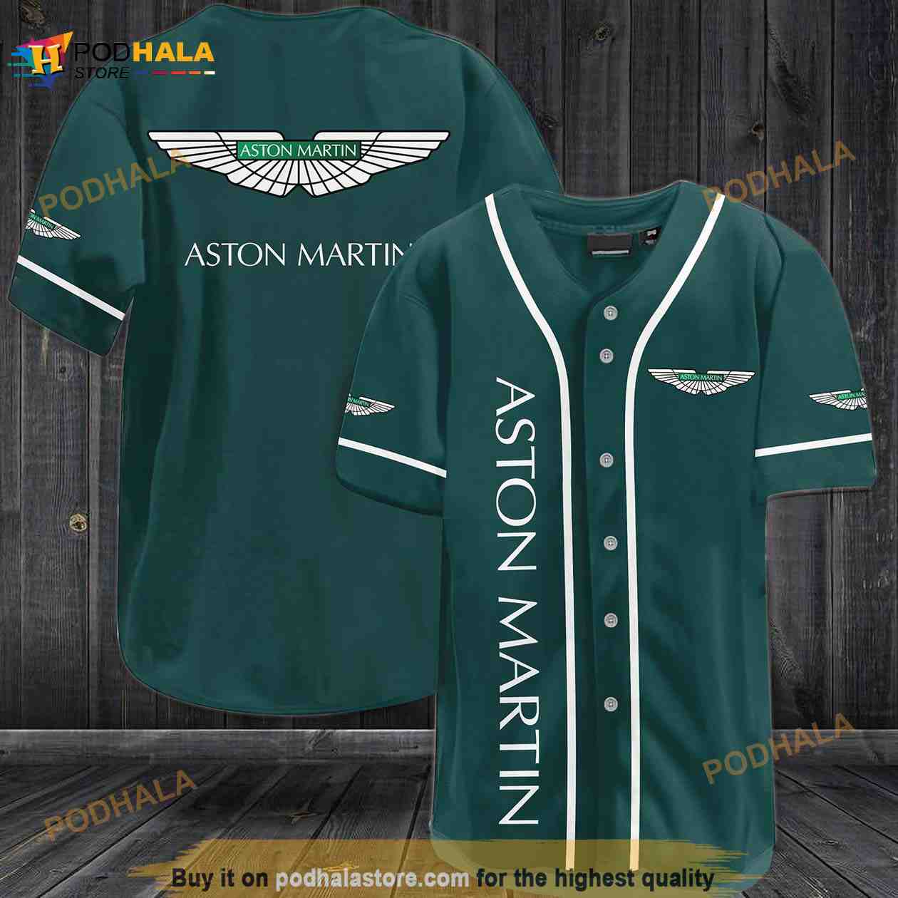 Aston Martin Racing 3D Baseball Jersey Aston Martin Racing 3D Baseball Jersey