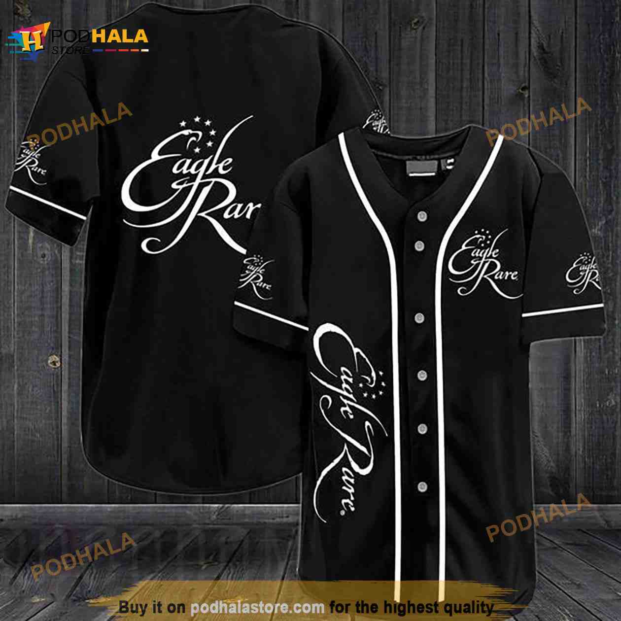 Black Eagle Rare Whiskey 3D Baseball Jersey Black Eagle Rare Whiskey 3D Baseball Jersey