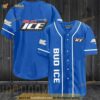 Blue Bud Ice Beer 3D Baseball Jersey