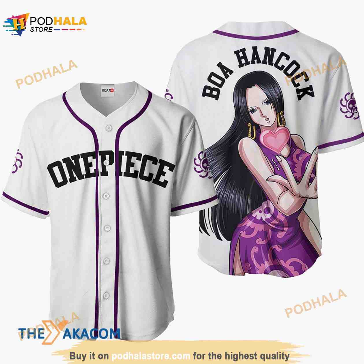 Boa Hancock One Piece Anime Gift Christmas For Fan 3D Baseball Jersey Shirt Boa Hancock One Piece Anime Gift Christmas For Fan 3D Baseball Jersey Shirt
