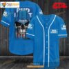 Bus Light Skull Usa Flag All Over Print Unisex Baseball Jersey