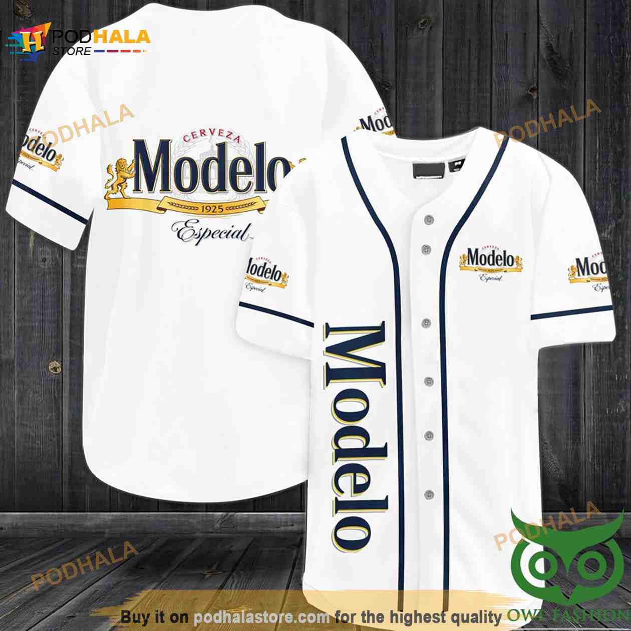 Cerveza Modelo 3D Baseball Jersey Shirt Cerveza Modelo 3D Baseball Jersey Shirt