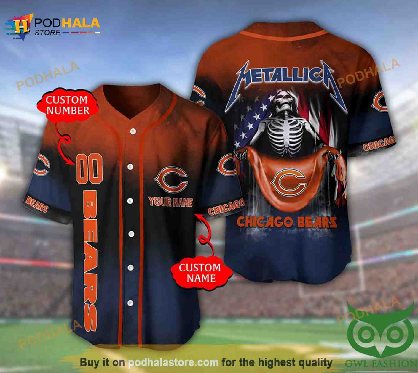 Chicago Bears 3D Personalized Gift Chicago Bears 3D Personalized Gift