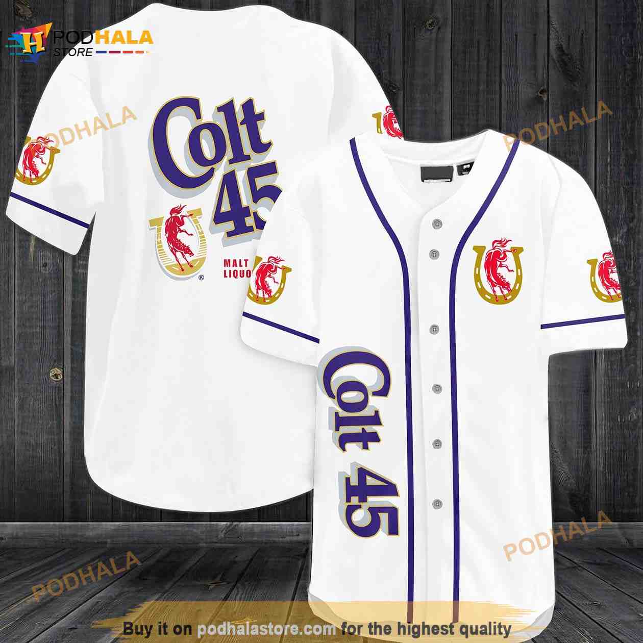 Colt 45 Malt Liquor 3D Baseball Jersey Colt 45 Malt Liquor 3D Baseball Jersey