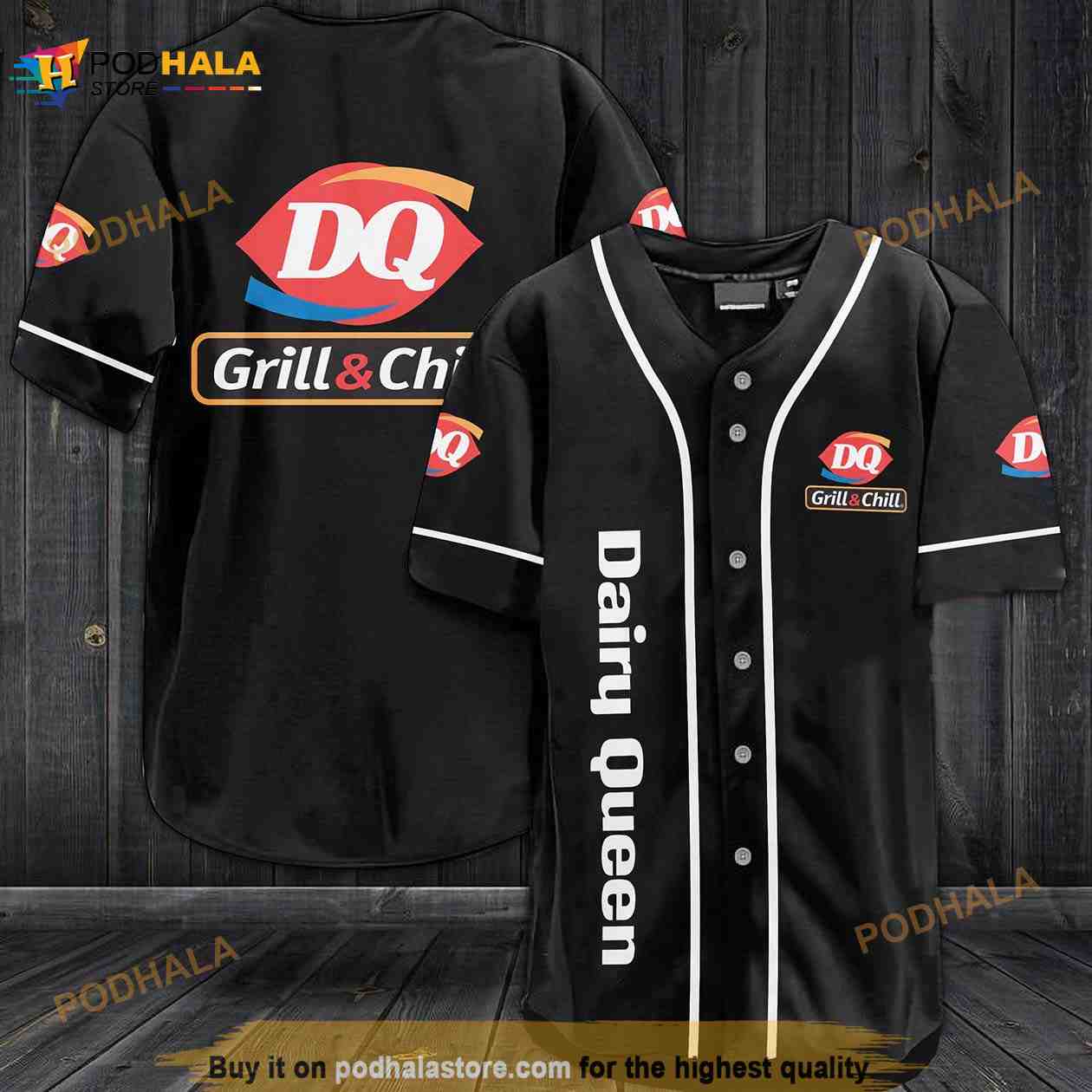 Dairy Queen 3D Baseball Jersey Dairy Queen 3D Baseball Jersey