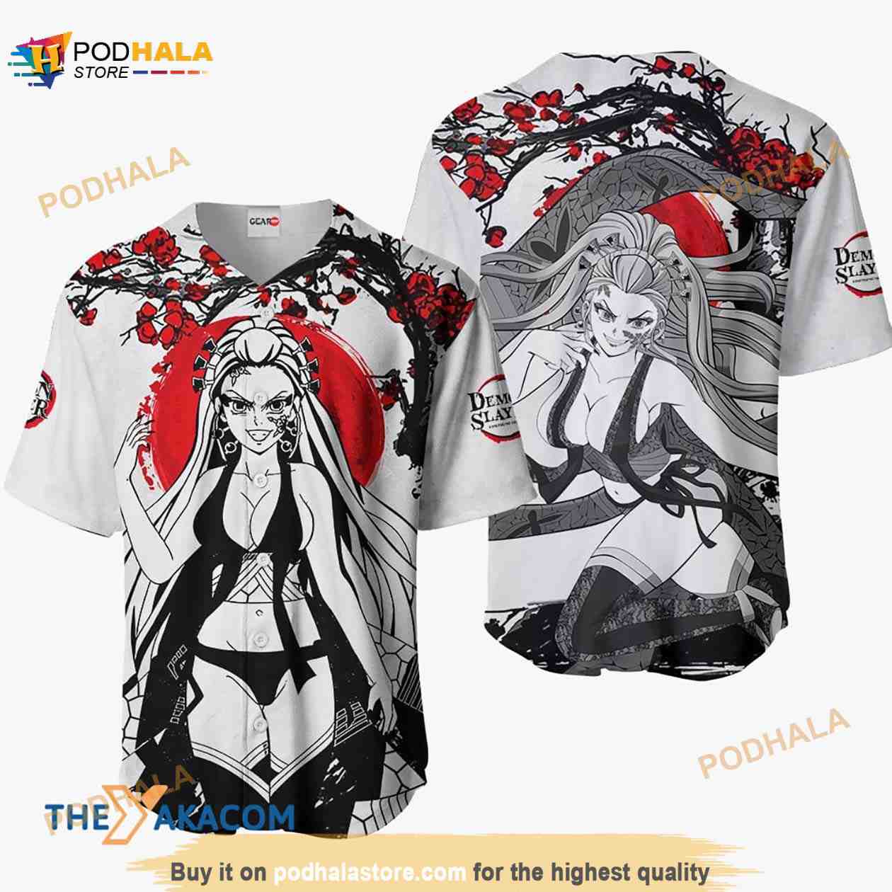 Daki Kimetsu Anime Japan Style Gift Christmas For Fan 3D Baseball Jersey Shirt Daki Kimetsu Anime Japan Style Gift Christmas For Fan 3D Baseball Jersey Shirt