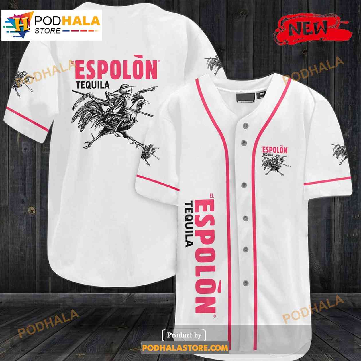 Espolon Tequila Baseball Jersey Espolon Tequila Baseball Jersey