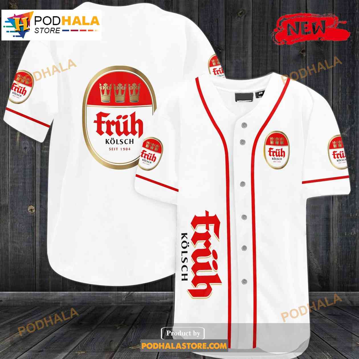 Fruh Kolsch Baseball Jersey Fruh Kolsch Baseball Jersey