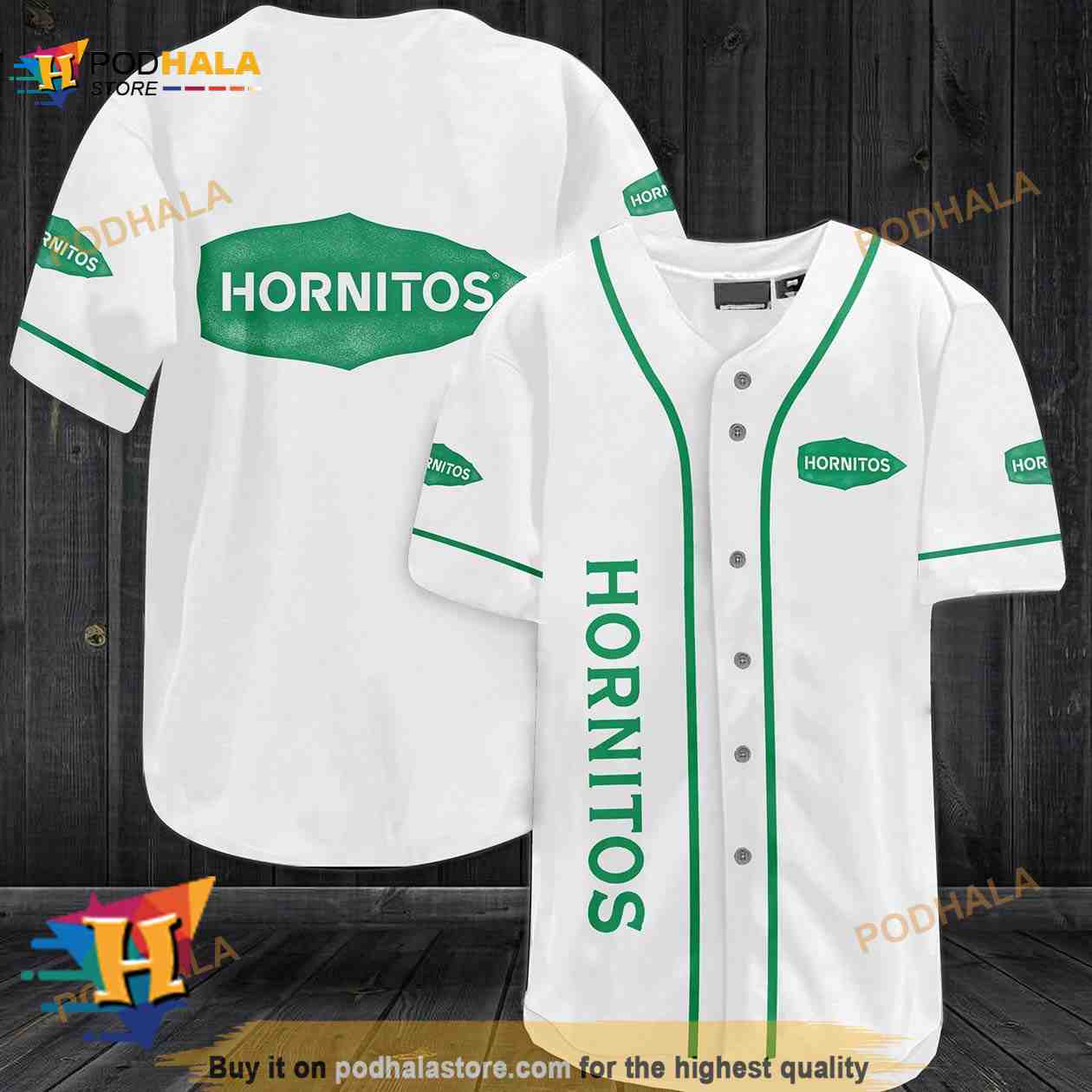 Hornitos Tequila 3D Baseball Jersey Hornitos Tequila 3D Baseball Jersey