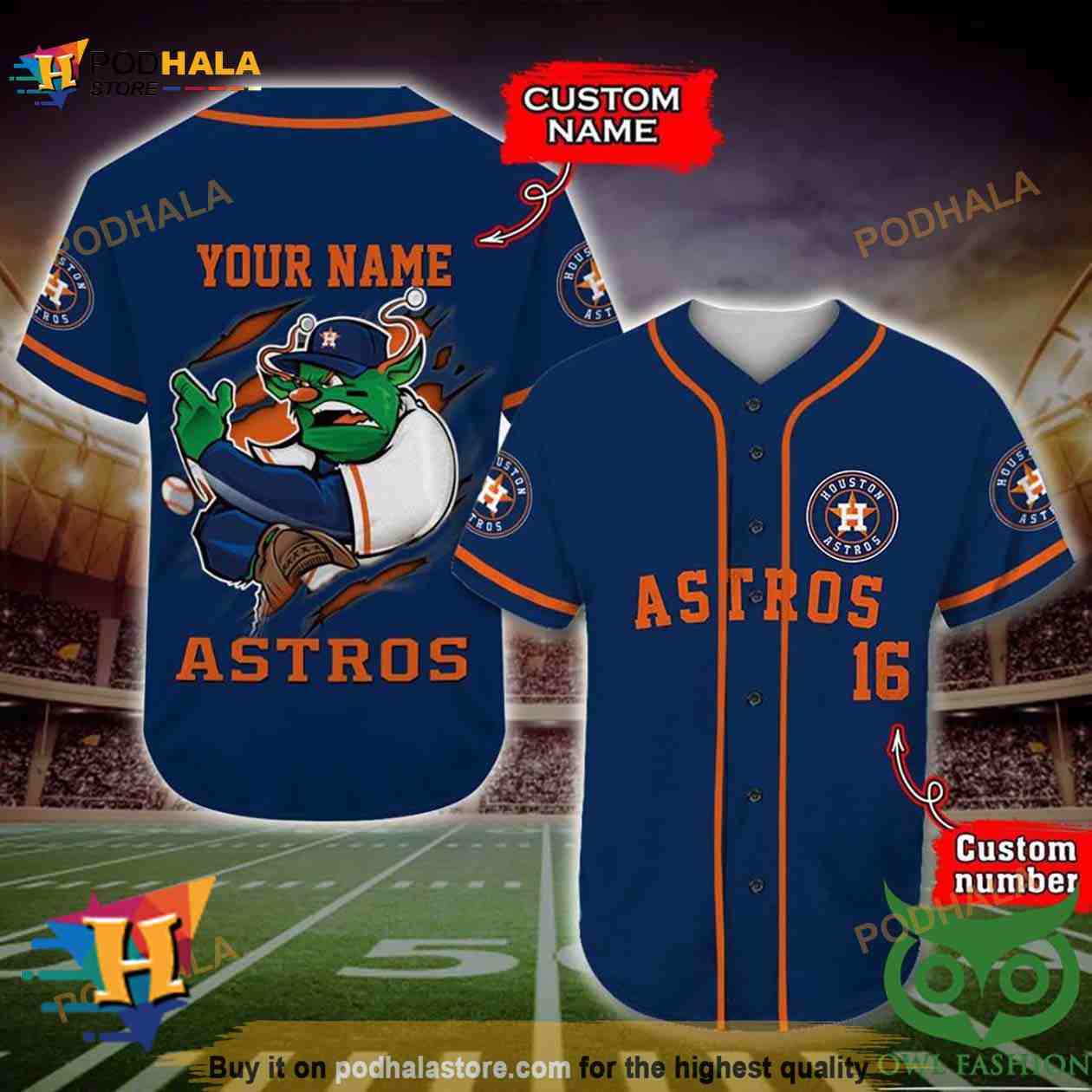 Houston Astros 3D Baseball Jersey Personalized Custom Name Number Houston Astros 3D Baseball Jersey Personalized Custom Name Number