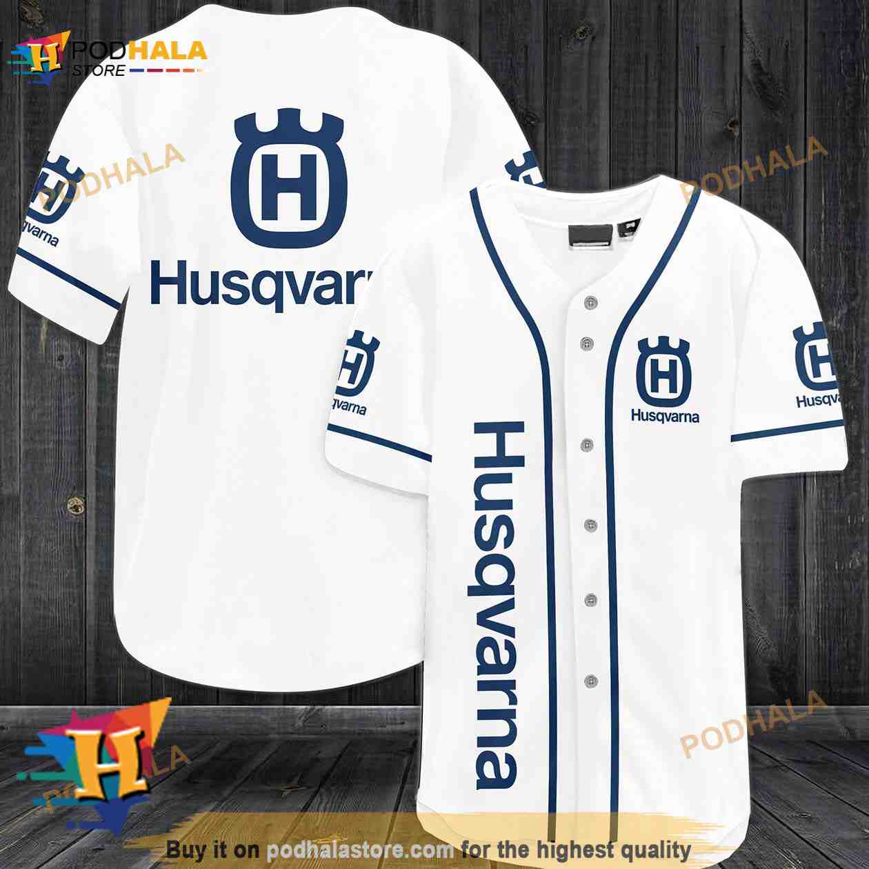 Husqvarna 3D Baseball Jersey Husqvarna 3D Baseball Jersey