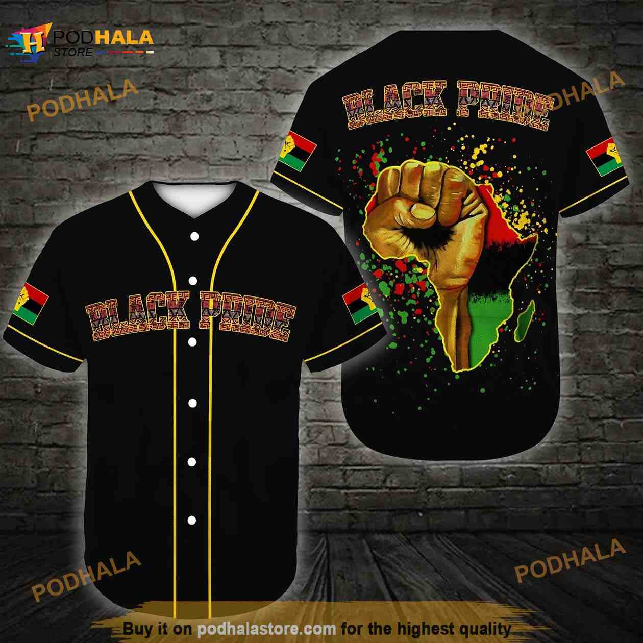 Juneteenth Black Power African American African Pride 3D Baseball Jersey Shirt Juneteenth Black Power African American African Pride 3D Baseball Jersey Shirt