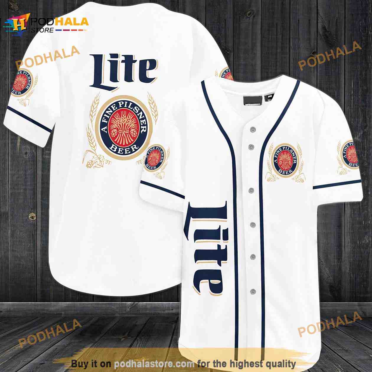 Lite A Fine Pilsner Beer 3D Baseball Jersey Lite A Fine Pilsner Beer 3D Baseball Jersey