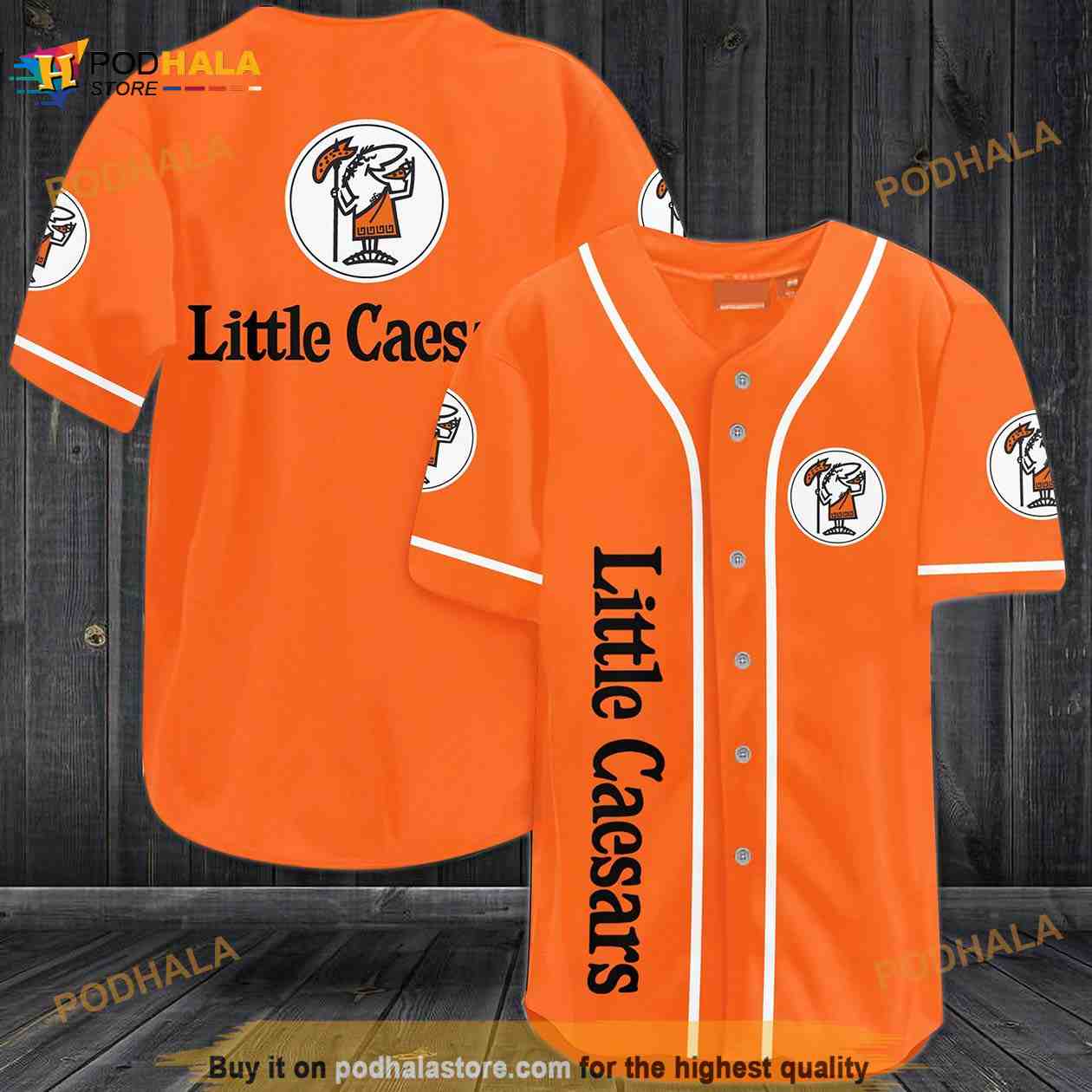 Little Caesars 3D Baseball Jersey Little Caesars 3D Baseball Jersey