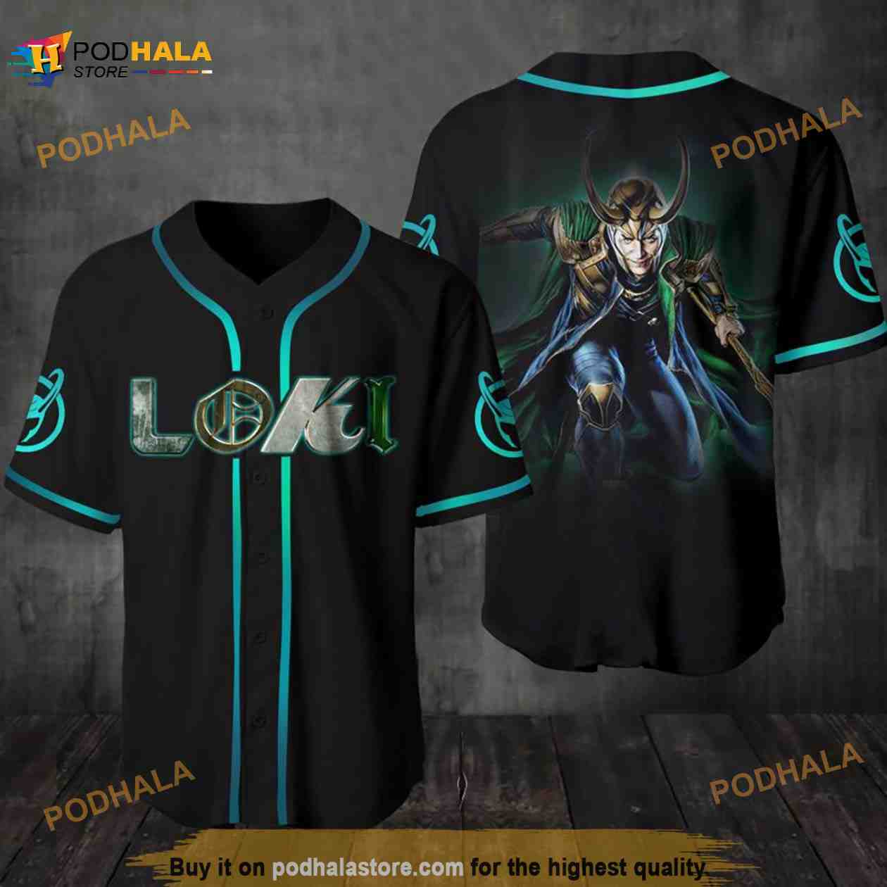 Loki 3D Baseball Jersey Shirt Loki 3D Baseball Jersey Shirt