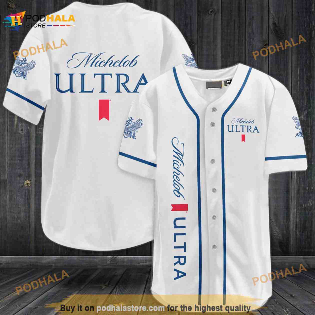 Michelob Ultra 3D Baseball Jersey Michelob Ultra 3D Baseball Jersey