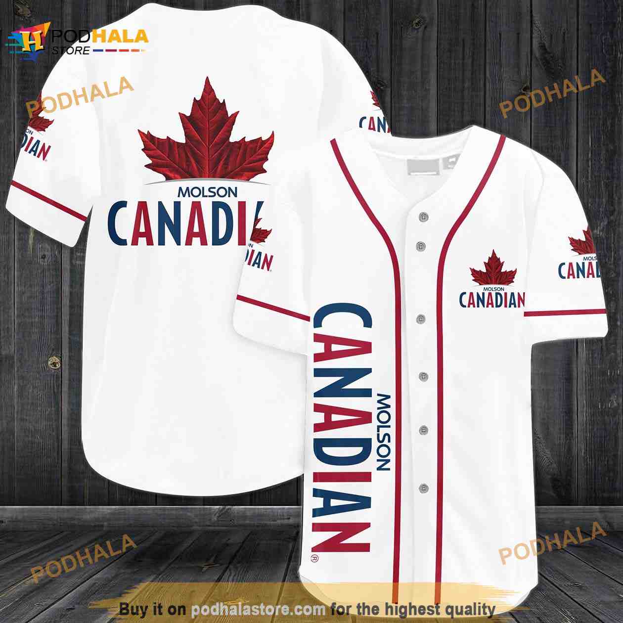 Molson Canadian 3D Baseball Jersey Molson Canadian 3D Baseball Jersey
