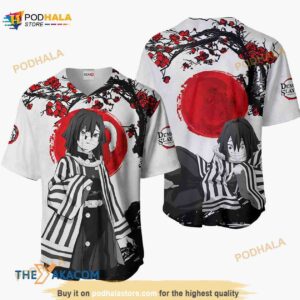 Obanai Iguro Kimetsu Anime Japan Style 3D Baseball Jersey Shirt