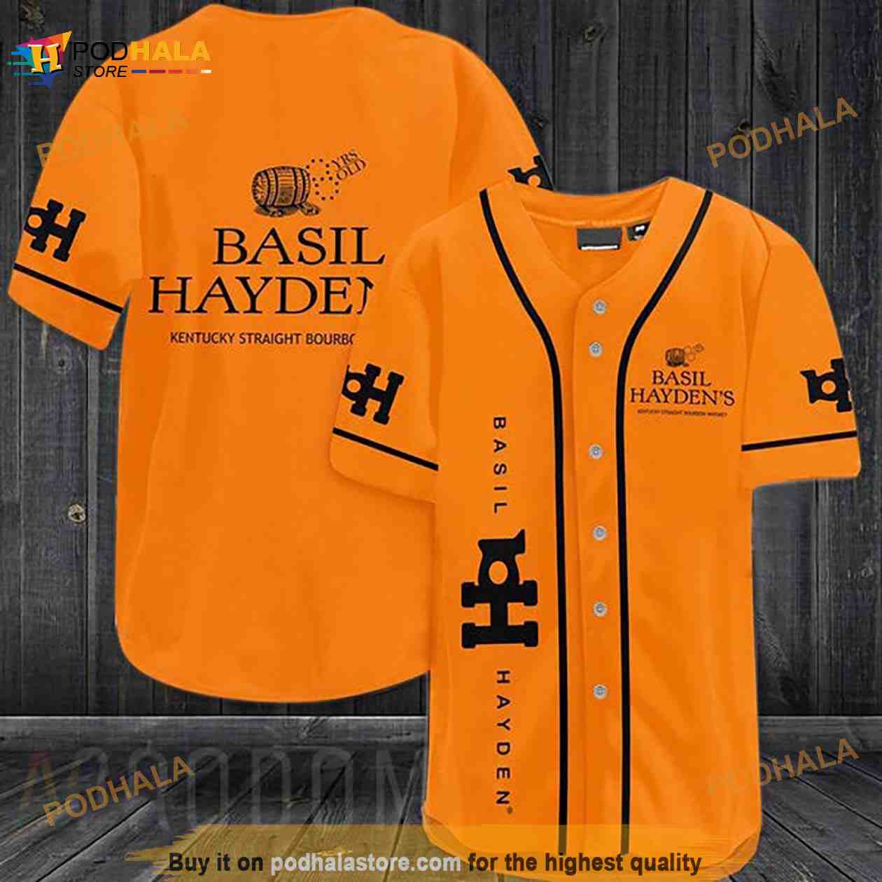 Orange Basil Hayden’s 3D Baseball Jersey Orange Basil Hayden’s 3D Baseball Jersey