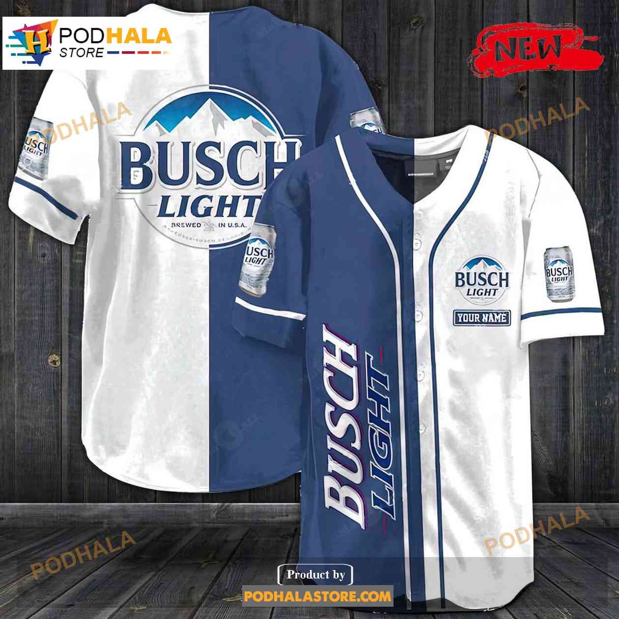 Personalized Busch Light Baseball Special Design Jersey Personalized Busch Light Baseball Special Design Jersey
