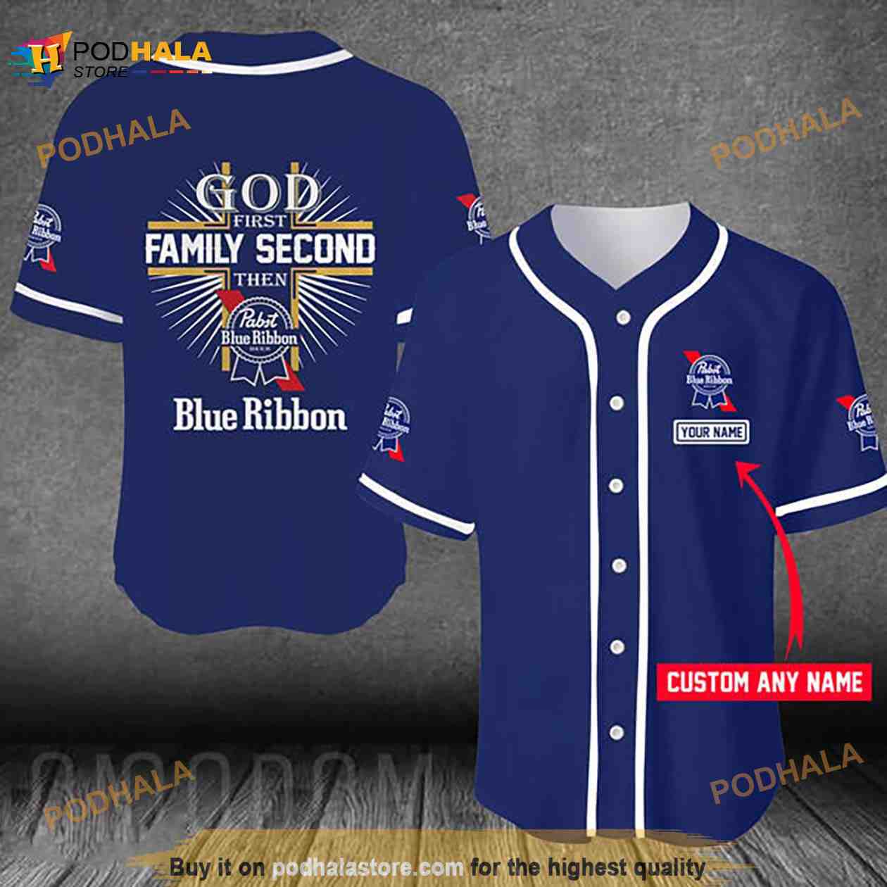 Personalized Easter Sunday Pabst Blue Ribbon 3D Baseball Jersey Personalized Easter Sunday Pabst Blue Ribbon 3D Baseball Jersey