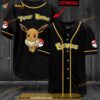 Pkm Eevee Personalized Name Pokemon 3D Baseball Jersey Anime