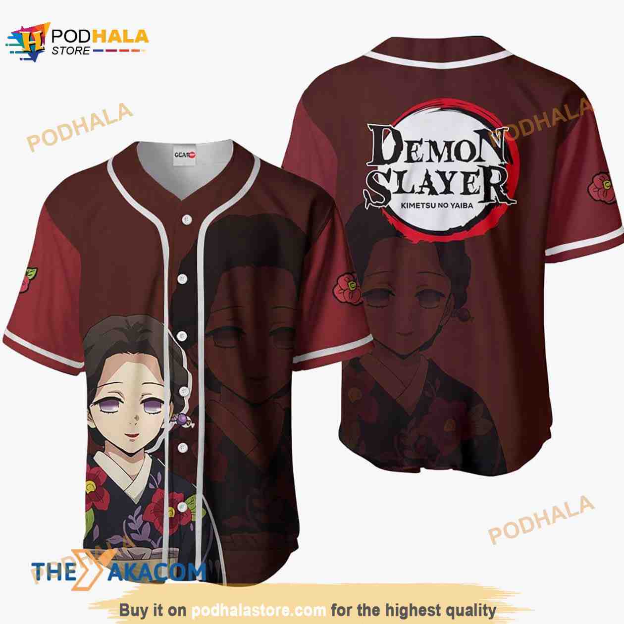 Tamayo Kimetsu Anime 3D Baseball Jersey Shirt Tamayo Kimetsu Anime 3D Baseball Jersey Shirt