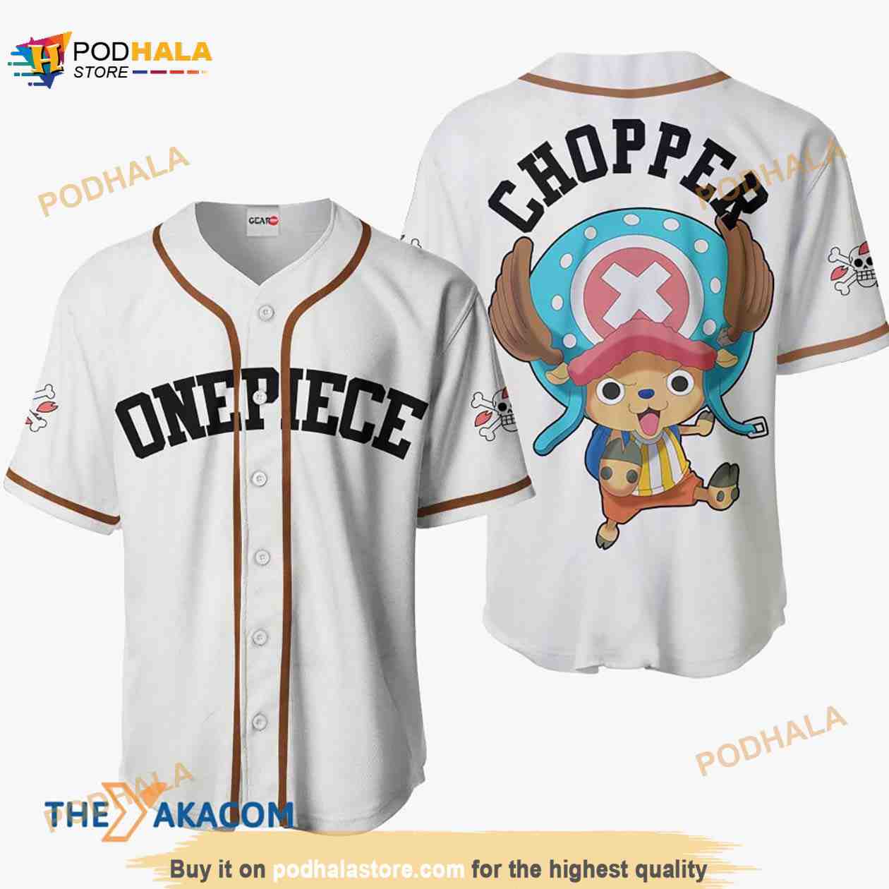 Tony Tony Chopper Anime One Piece Merch 3D Baseball Jersey Shirt Tony Tony Chopper Anime One Piece Merch 3D Baseball Jersey Shirt