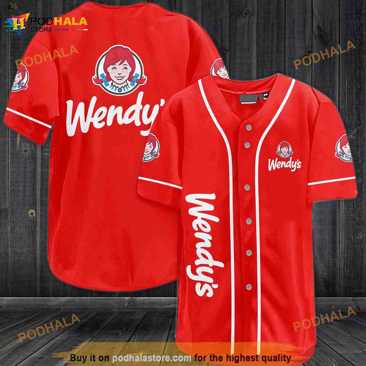Wendy’s 3D Baseball Jersey Wendy’s 3D Baseball Jersey