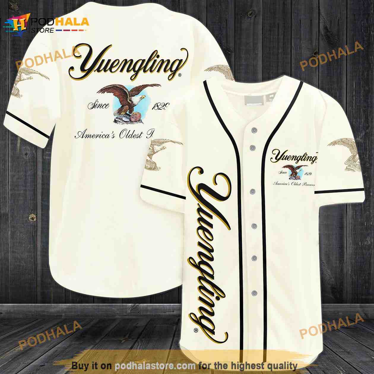 Yuengling Beer Since 1982 3D Baseball Jersey Yuengling Beer Since 1982 3D Baseball Jersey