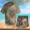 Aloha Mandala Guinness Beer Hawaiian Shirt And Shorts