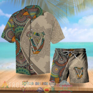 Aloha Mandala Guinness Beer Hawaiian Shirt And Shorts