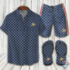 Gucci Set Hawaiian Shirt Beach Short 08