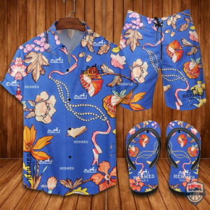 Hermes Hawaiian Shirt Beach Short 04