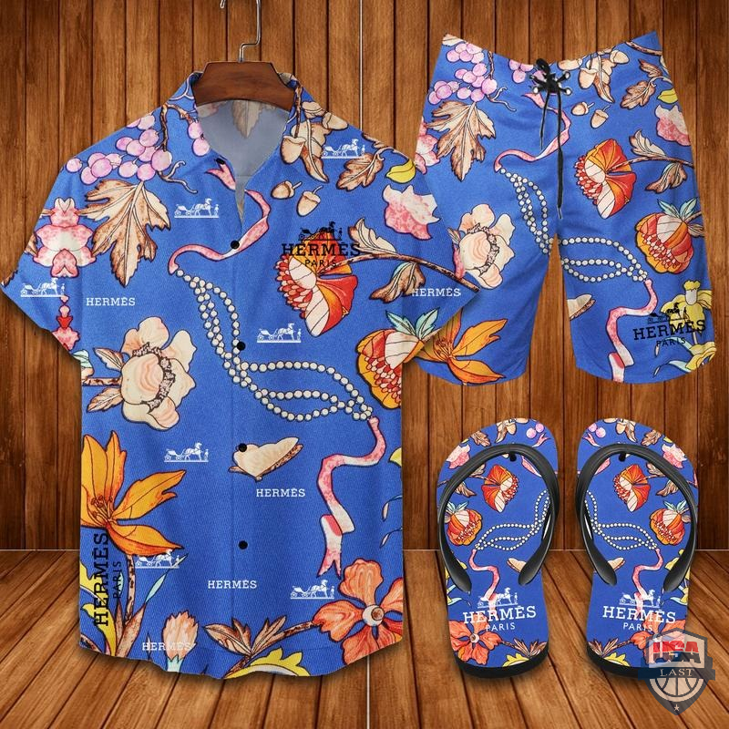 Hermes Hawaiian Shirt Beach Short 04 Hermes Hawaiian Shirt Beach Short 04