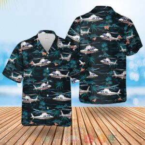 Raf Leonardo Aw109Sp Grandnew A109Sp Hawaiian Shirt