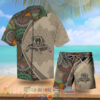 Aloha Mandala Crown Royal Hawaiian Shirt And Shorts