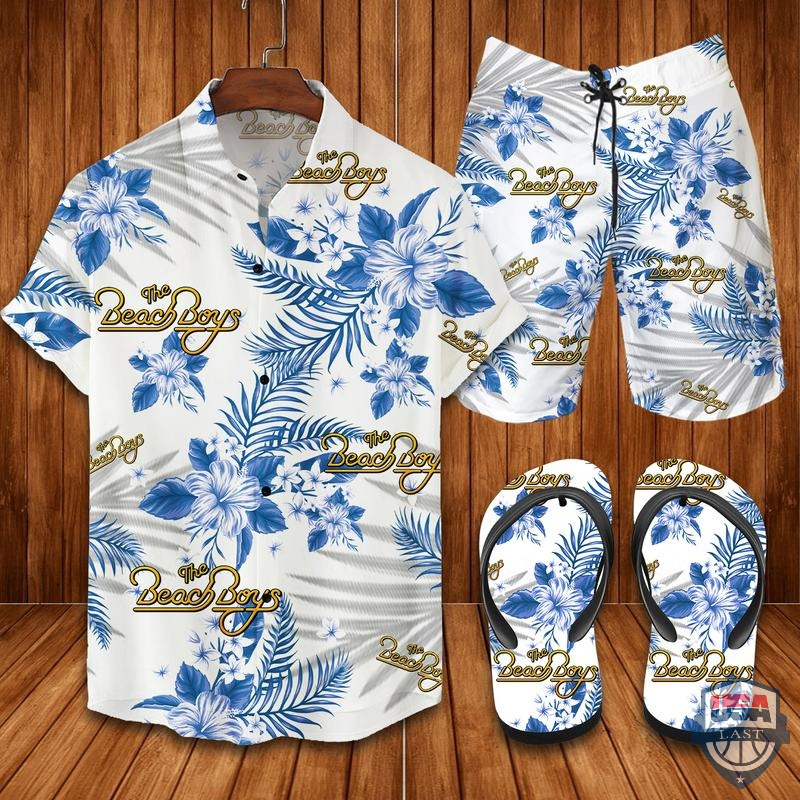 The Beach Boys Hawaiian Shirt Beach Short The Beach Boys Hawaiian Shirt Beach Short