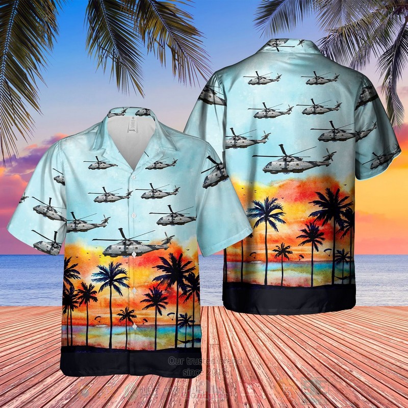 Royal Navy Merlin Hm Mk2 Hawaiian Shirt Royal Navy Merlin Hm Mk2 Hawaiian Shirt