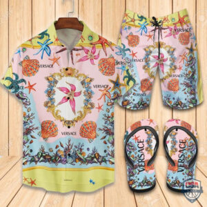Versace Hawaiian Shirt Beach Short 17