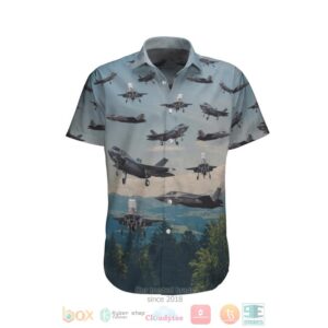 Royal Air Force F-35 Lightning Ii Hawaiian Shirt
