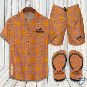 Hermes Hawaiian Shirt Beach Short 05