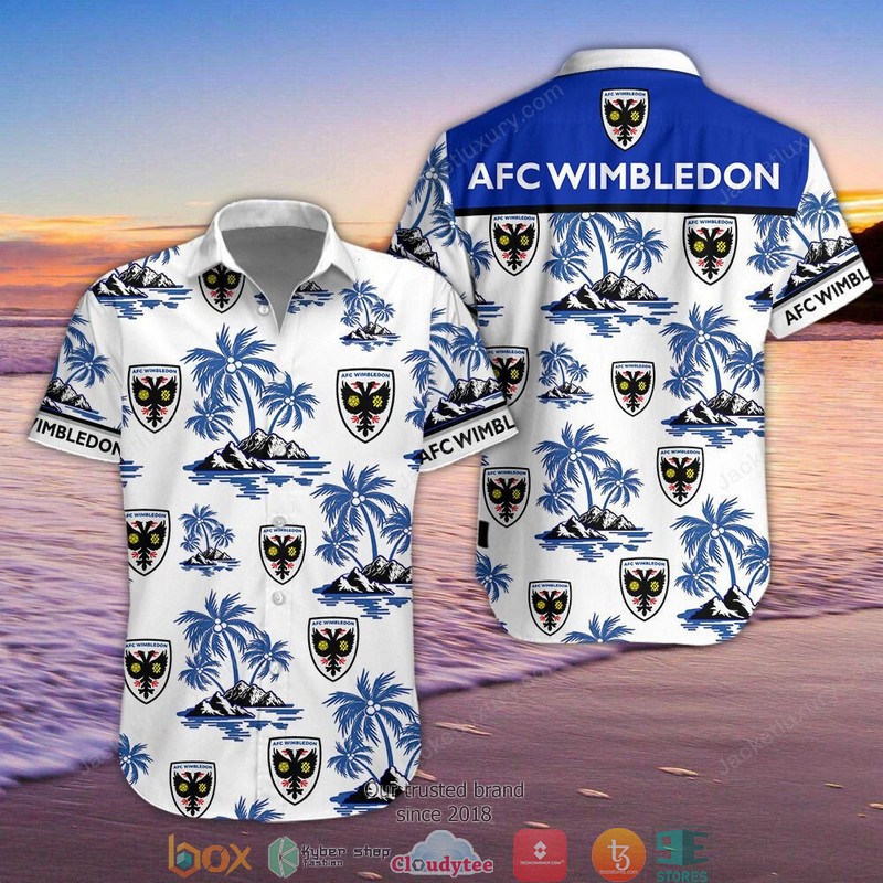 Afc Wimbledon Hawaiian Shirt Afc Wimbledon Hawaiian Shirt