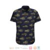 Aslav Australian Army Dark Blue Hawaiian Shirt