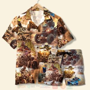 Atv Boy Racing Car Hawaiian Shirt