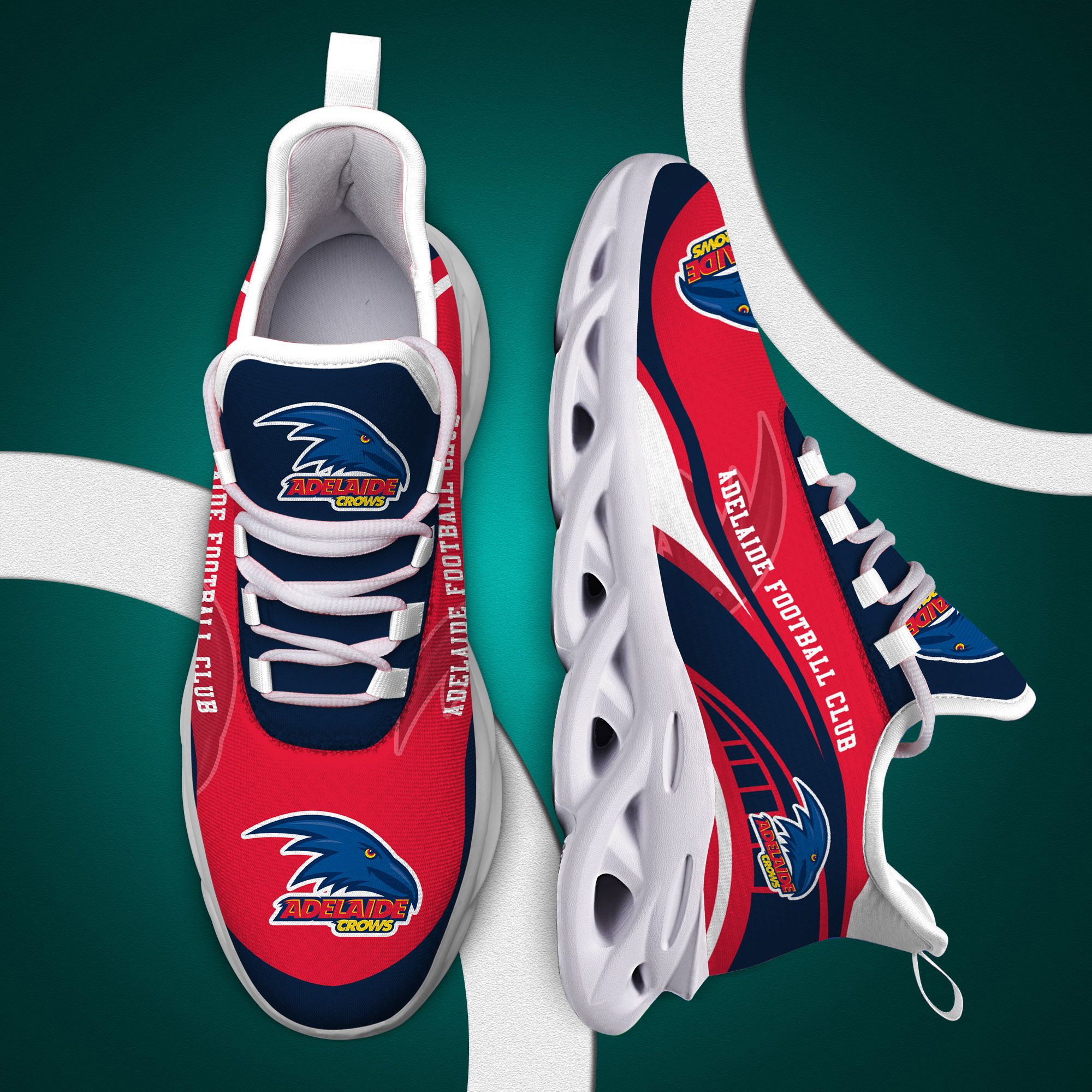 Adelaide Crows Afl Clunky Max Soul Shoes Adelaide Crows Afl Clunky Max Soul Shoes