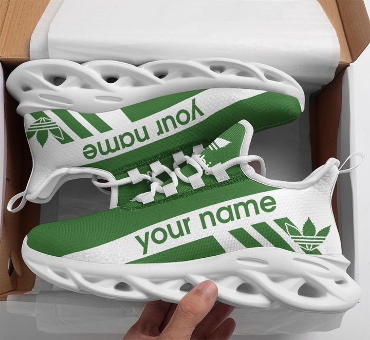 Adidas Cannabis Green Max Soul Shoes Custom Name Adidas Cannabis Green Max Soul Shoes Custom Name