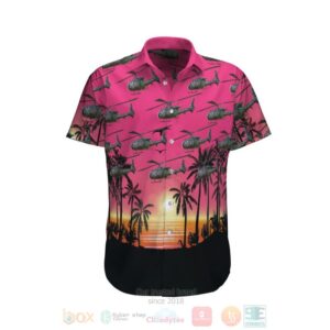 Aerospatiale Gazelle French Army Hawaiian Shirt